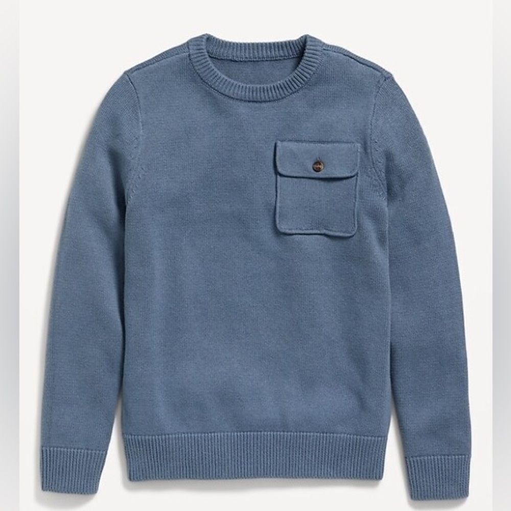 Old Navy Kids Blue Sweater with Pocket Boys
